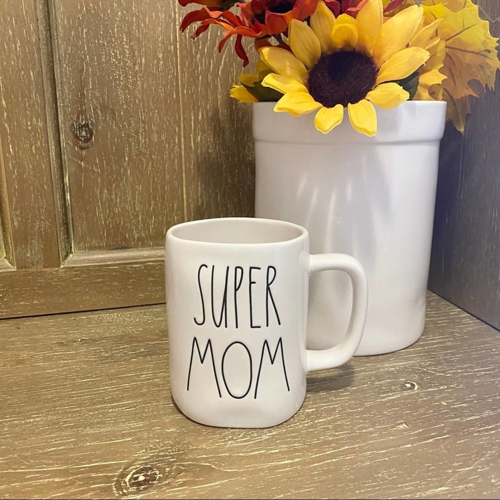 RAE DUNN Super Mom coffee Mug